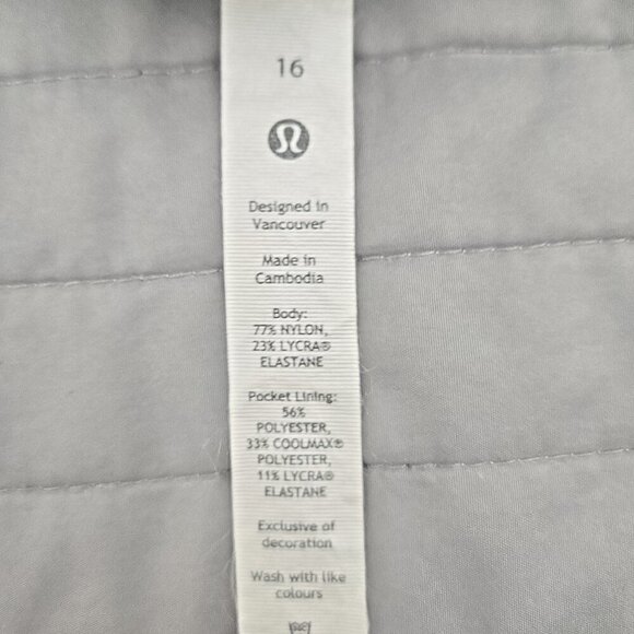 Lululemon Wunder Train High-Rise Short 6" - 16 Black - Picture 6 of 7